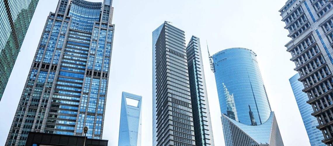 modern office buildings -Shanghai,China